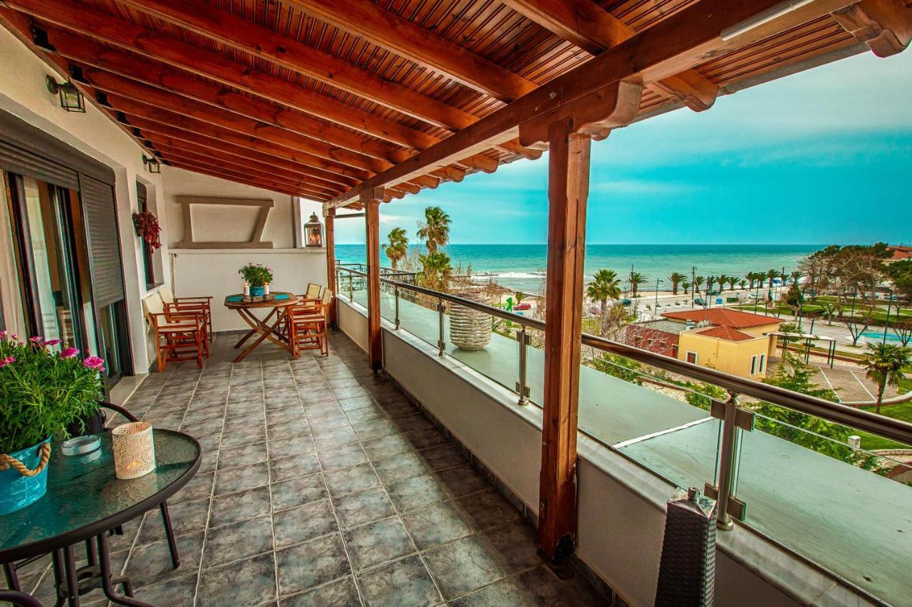Aqua Mare Sea Side Rooms Nea Kallikrateia Экстерьер фото